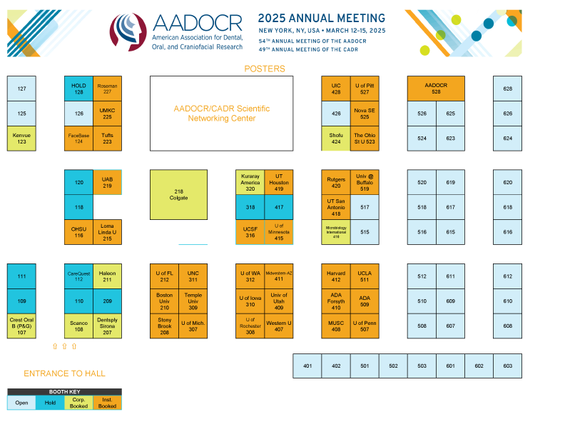 2025AAAM-Exhibitor Booking Map