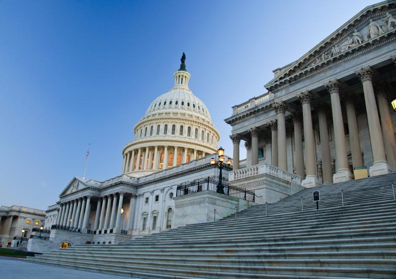 Image of capitol at dusk